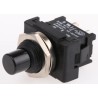 Marquardt Push Button Switch Latching Panel Mount SPST 16.6 x 23.9 mm Cutout IP40 12 V dc 250 V ac 1841.1101