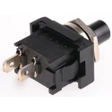 Marquardt Push Button Switch Latching Panel Mount SPST 16.6 x 23.9 mm Cutout IP40 12 V dc 250 V ac 1841.1101
