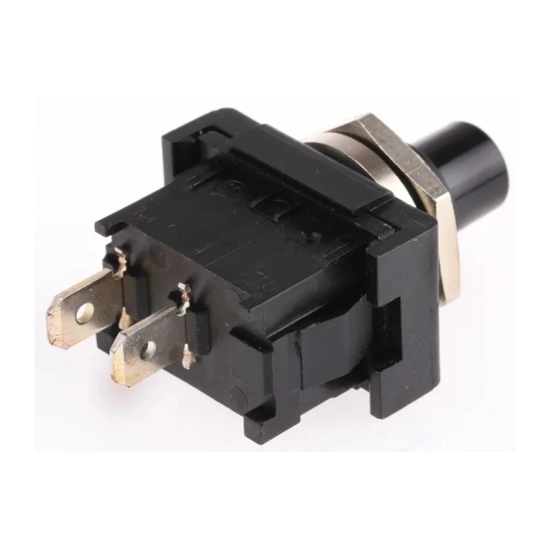 Marquardt Push Button Switch Latching Panel Mount SPST 16.6 x 23.9 mm Cutout IP40 12 V dc 250 V ac 1841.1101