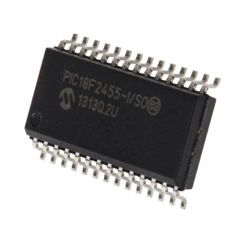 Microchip 8-bit PIC18F2455 Microcontroller, 48 MHz, 24kB FLASH, 28-Pin SOIC PIC18F2455-I/SO