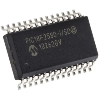 Microchip 8 bit PIC Microcontroller PIC18F2580-I/SO, 40 MHz, 32kB FLASH, 28-Pin SOIC