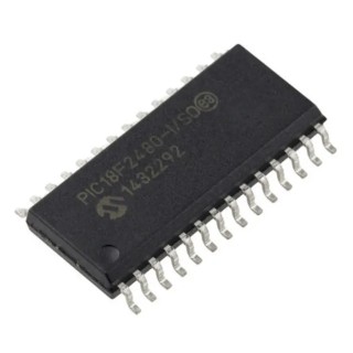 Microchip 8 Bit PIC18F2480 Microcontroller 40 MHz 16kB FLASH 28-Pin SOIC PIC18F2480-I/SO