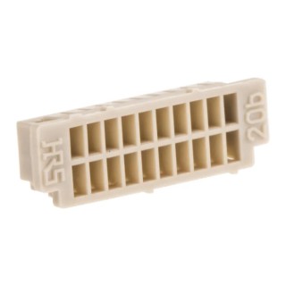 Hirose DF13 Female Connector Housing 1.25 mm Pitch 20 Way 2 Row Straight 
