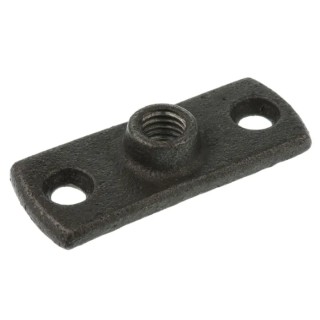 Georg Fischer Galvanised Iron Black Back Plate 10mm Pipe Diameter 770840101