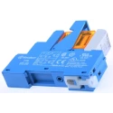 Finder 48 Series Interface Relay, DIN Rail Mount, 24V AC Coil Voltage, DPDT Contact Configuration, 8A 48.52.8.024.0060SPA