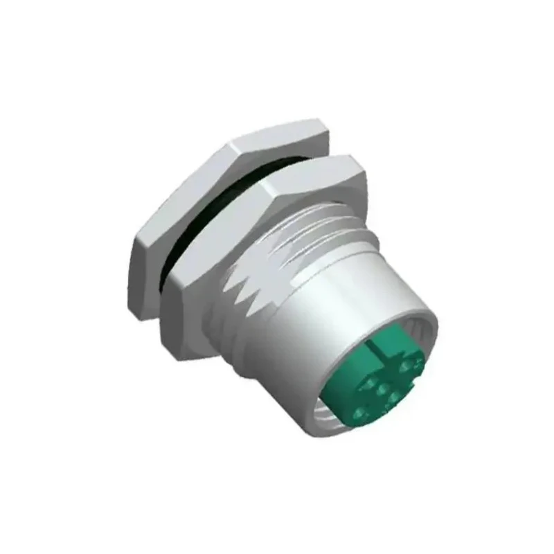 Amphenol Industrial Circular Connector, 6 Contacts, Panel Mount, Socket Female, M12 Connector, Nylon Housing, IP68 SF8001