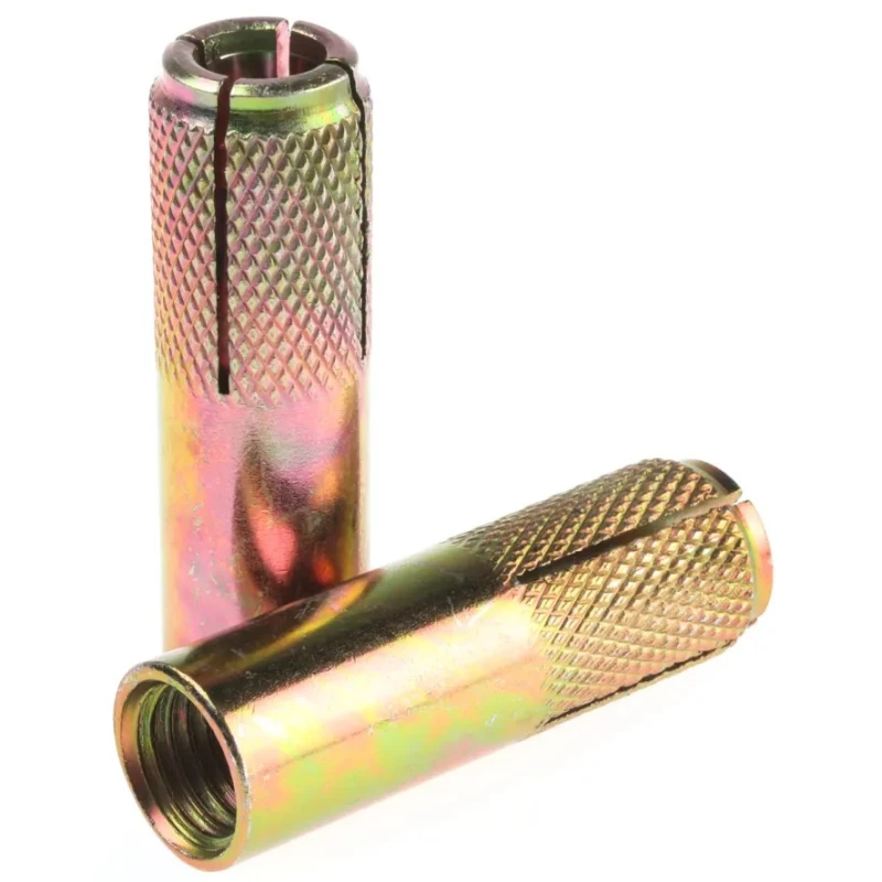 RS PRO Steel Drop In Anchor Thread Size M16 Length 65 mm Drill Diameter 20 mm Passivated Zinc Plated 622-2155