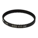 Contitech Timing Belt, 59 Teeth, 177 mm Length, 6 mm Width, Glass Cord Rubber HTD 177-3M-06