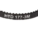 Contitech Timing Belt, 59 Teeth, 177 mm Length, 6 mm Width, Glass Cord Rubber HTD 177-3M-06