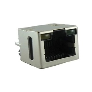Amphenol Communications Solutions RJHSE Series RJ45 Connector Female Through Hole Shielded Vertical 1 Port 8 Way RJHSE3381