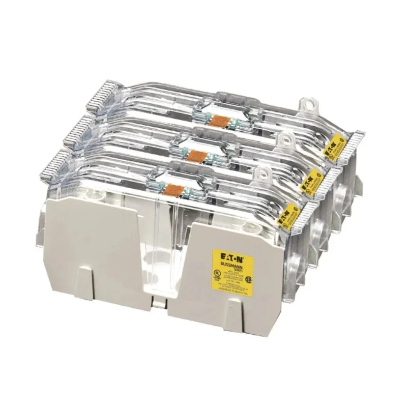 Eaton Panel Ferrule Fuse Block 110A, 200 A, 6.3 x 32 mm, 600V JM60200-3CR