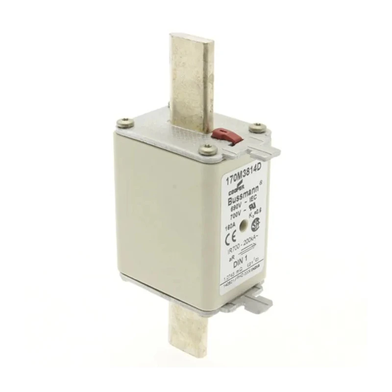 Eaton High Speed Blade Centred Tag Fuse 160A 690V AC aR Dual Indication Fast Acting Bussmann Series 170M3814D