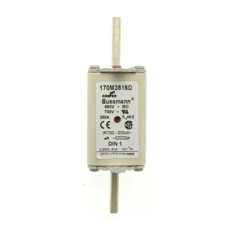 Eaton 250A Centred Tag Fuse NH1 690V ac 170M3816D