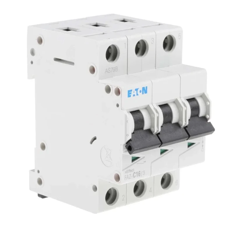 Siemens xEffect 3-Pole Miniature Circuit Breaker 16A Type C 400V AC 10kA Breaking Capacity 278873 FAZ-C16/3