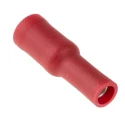 RS PRO Insulated Red Crimp Bullet Connector 22 AWG to 16 AWG, 4 mm Bullet Diameter Female 624-1241