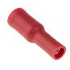 RS PRO Insulated Red Crimp Bullet Connector 22 AWG to 16 AWG, 4 mm Bullet Diameter Female 624-1241