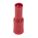 RS PRO Insulated Red Crimp Bullet Connector 22 AWG to 16 AWG, 4 mm Bullet Diameter Female 624-1241