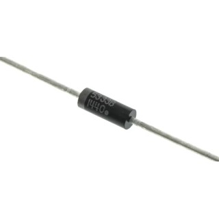 onsemi Zener Diode 3.3 V 5 W Through Hole 2-Pin DO-15 1N5333BRLG