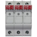Eaton Rail Mount Fuse Holder 32A 3-Pole 690V ac Screw Terminal CHM3DIU