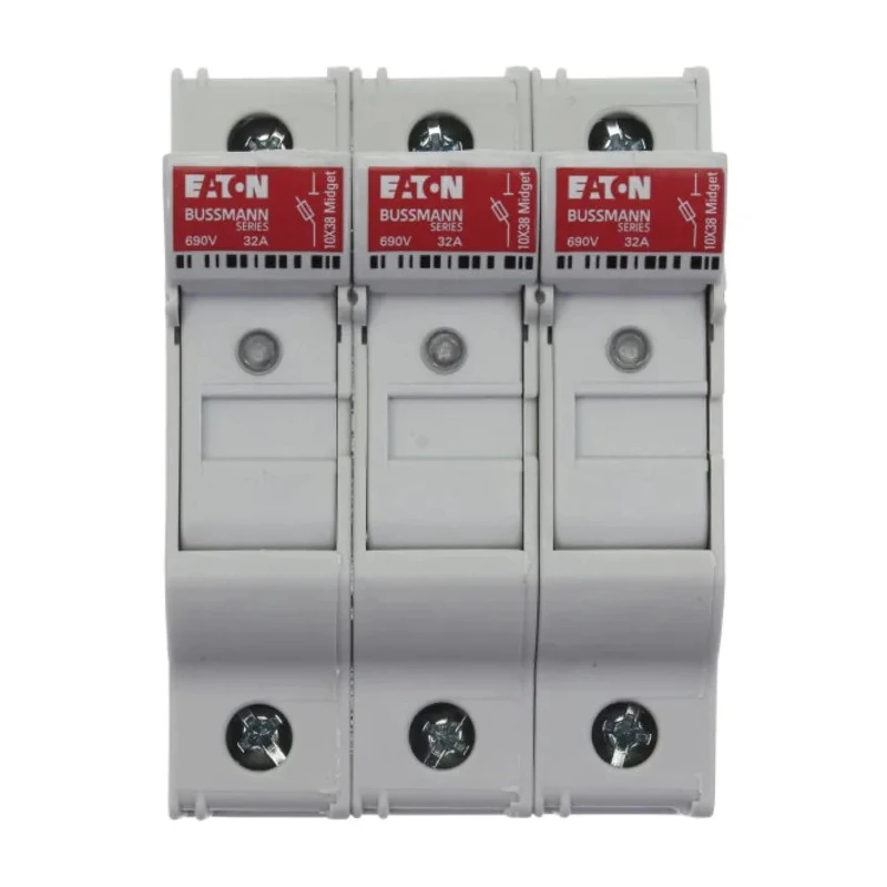 Eaton Rail Mount Fuse Holder 32A 3-Pole 690V ac Screw Terminal CHM3DIU