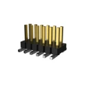 Amphenol Communications Solutions Minitek127 Series Straight Surface Pin Header, 4 Contacts, 1.27 mm Pitch, 2 Row Minitek127