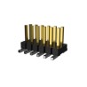Amphenol Communications Solutions Minitek127 Series Straight Surface Pin Header, 4 Contacts, 1.27 mm Pitch, 2 Row Minitek127