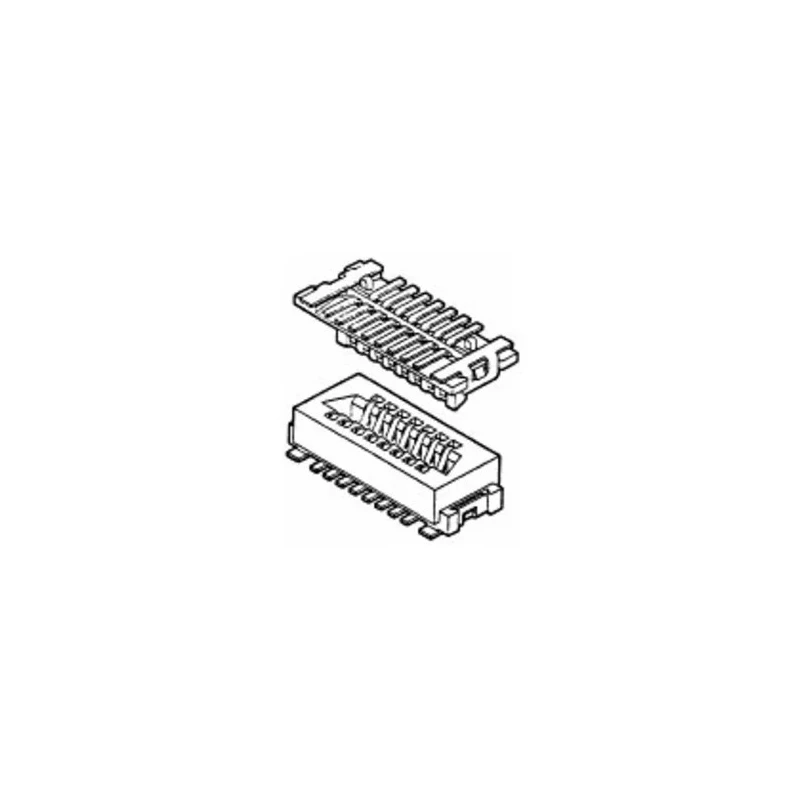Amphenol Communications Solutions Conan Series Straight Surface PCB Socket, 15-Contact, 2 Row, 1 mm Pitch 91931-31115LF