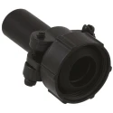 JAE Black Aluminium Alloy Cable Clamp 16 mm Maximum Bundle Diameter 53.8x37.3 mm JL04-2022CK(14)-R