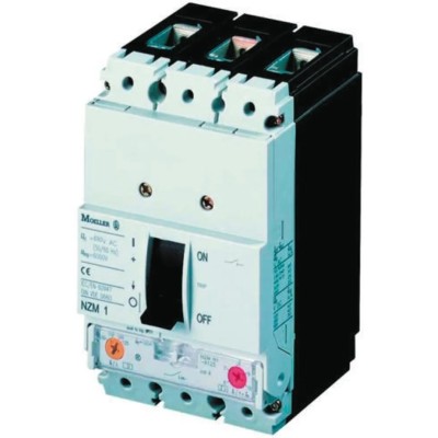 Eaton xEnergy Molded Case Circuit Breaker 1-Pole 63A Rated AC 690V Rated DC 500V Thermal Magnetic Tripping 265720 NZMN1-M63