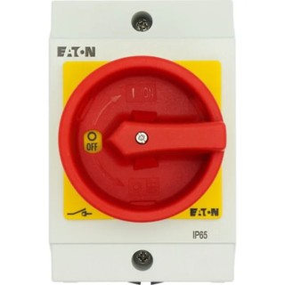 Eaton 2-Pole Surface Mount Isolator Switch IP65, 20A, 5.5 kW T0-1-102/I1H/SVB/K-CI-K1/2(RS629-2025)