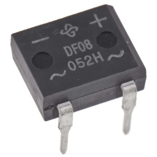 Vishay Bridge Rectifier 800 V 50 A 4-Pin Through Hole DFM Package DF08M-E3/45