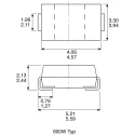 Vishay 1-Element Bi-Directional Transient Voltage Suppressor 600W 2-Pin DO-214AA SMBJ36CA-E3/52