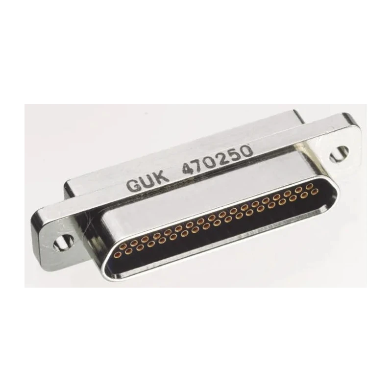 Glenair MWDM 100 Way Straight 1.27 mm Pitch Panel Mount D-Sub Connector Female MWDM2L-100SSB