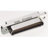 Glenair MWDM 100 Way Straight 1.27 mm Pitch Panel Mount D-Sub Connector Female MWDM2L-100SSB