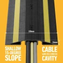 RS PRO 765 mm Black Heavy-Duty Polyurethane Cable Cover 45 mm ID 182-3877
