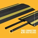 RS PRO 765 mm Black Heavy-Duty Polyurethane Cable Cover 45 mm ID 182-3877