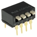 TE Connectivity Rotary Coded DIP Switch with Piano Actuator Through Hole Mount ADP0404