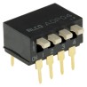 TE Connectivity Rotary Coded DIP Switch with Piano Actuator Through Hole Mount ADP0404