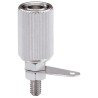 Sato Parts Chrome Female Banana Socket 4 mm Connector Solder Termination 5A T-10
