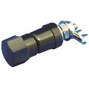 Sato Parts Black Insulated Terminal Post 600V, M5 x 0.8 Thread, 30A T-3-B