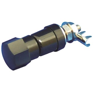 Sato Parts Black Insulated Terminal Post 600V, M5 x 0.8 Thread, 30A T-3-B