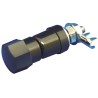 Sato Parts Black Insulated Terminal Post 600V, M5 x 0.8 Thread, 30A T-3-B