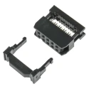 RS PRO 10-Way IDC Connector Female for Cable Mount, 2 Row, Right Angle, 500V DC, 1A Current, Gold-Over-Nickel 642-4979
