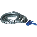 HellermannTyton Spiral Cable Wrap Polypropylene 16 mm Diameter 2m Length Helawrap Series 161-64206 HWPP16L2-PP-SR