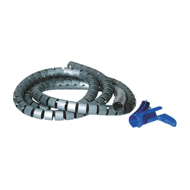 HellermannTyton Spiral Cable Wrap Polypropylene 16 mm Diameter 2m Length Helawrap Series 161-64206 HWPP16L2-PP-SR