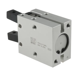 SMC 2 Finger Double Acting Action Pneumatic Gripper, Bore Diameter 25mm, Angle Gripping Type, Port Size M5 x 0.8 MHC2-25D
