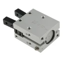SMC 2 Finger Double Acting Action Pneumatic Gripper, Bore Diameter 25mm, Angle Gripping Type, Port Size M5 x 0.8 MHC2-25D
