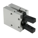 SMC 2 Finger Double Acting Action Pneumatic Gripper, Bore Diameter 25mm, Angle Gripping Type, Port Size M5 x 0.8 MHC2-25D