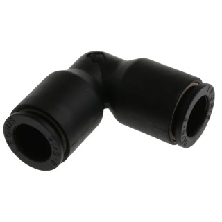 Legris Pneumatic Push-in Equal Elbow Fitting 8mm Glass Reinforced Nylon Nickel Finish LF3000 