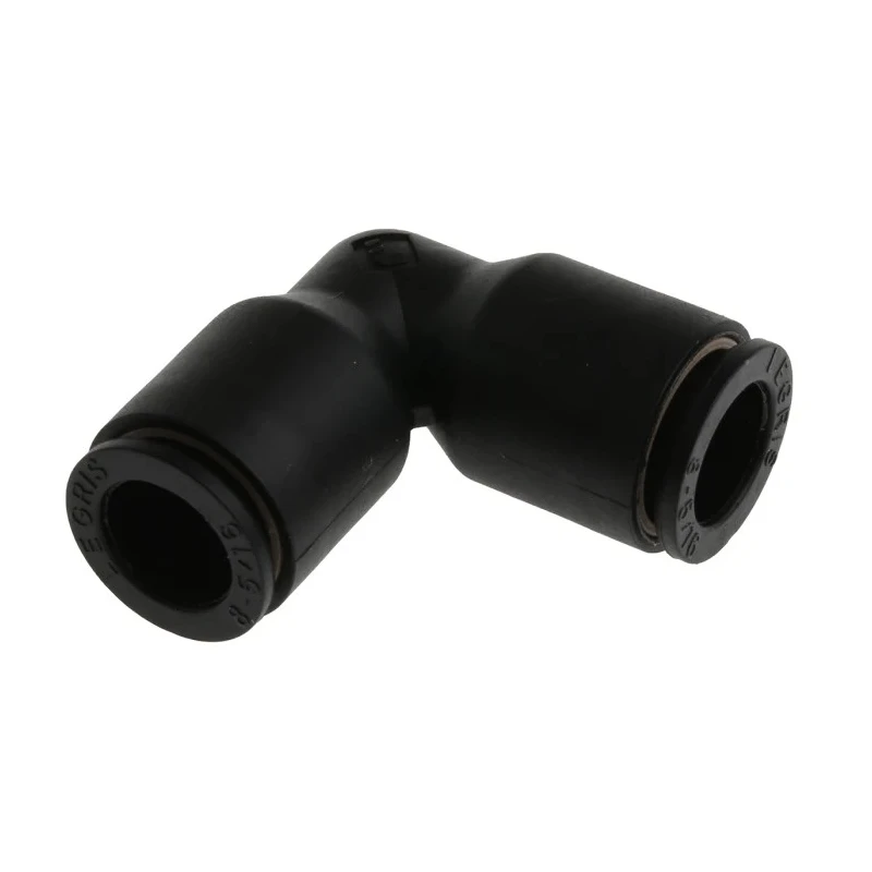 Legris Pneumatic Push-in Equal Elbow Fitting 8mm Glass Reinforced Nylon Nickel Finish LF3000 
